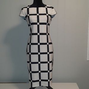 Checkered Strip Dress
